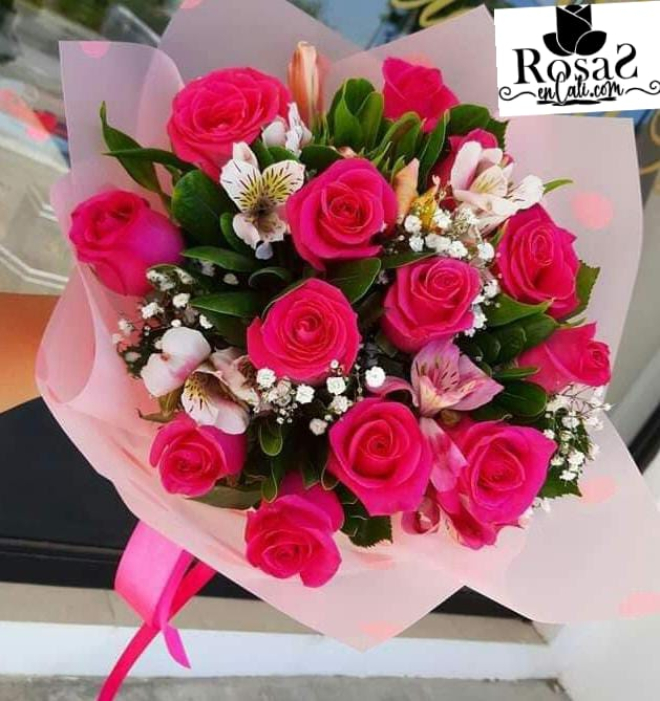 Bouquet Fucsia en Cali