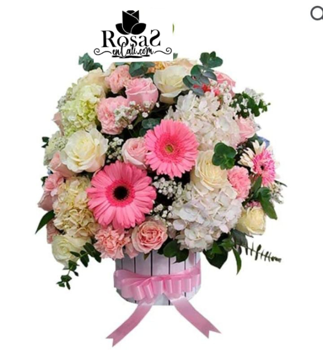 Canasta de Hortensias Floristerías en Cali