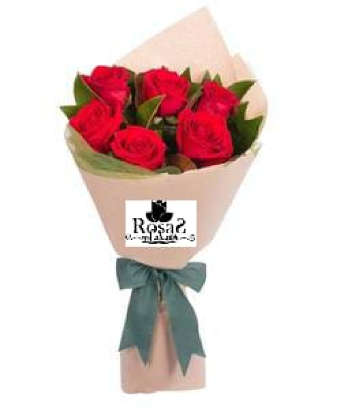 Boquet rosas por 6 floristerias en cali