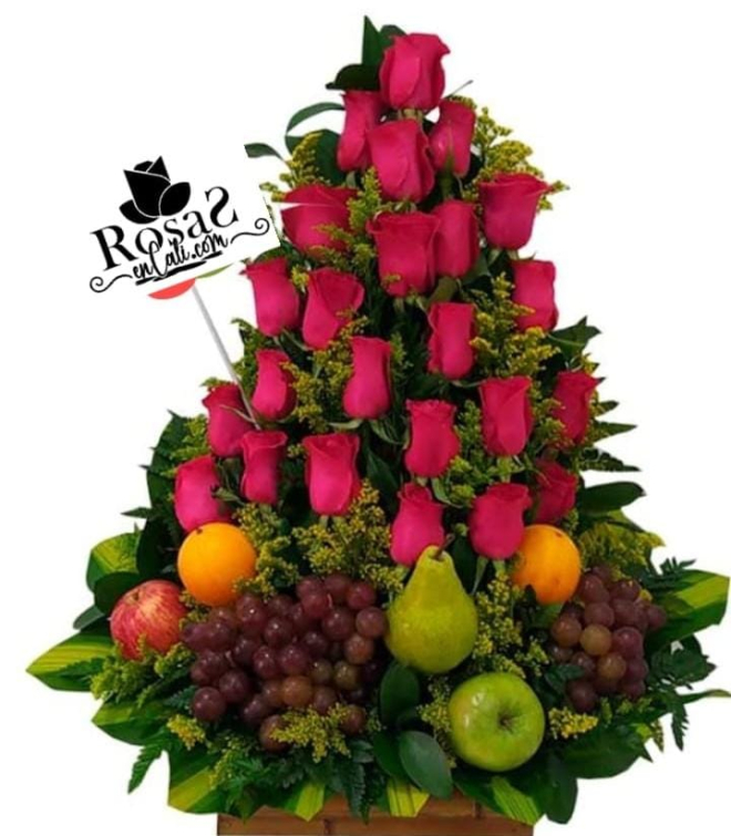 Arreglo con frutas en cali