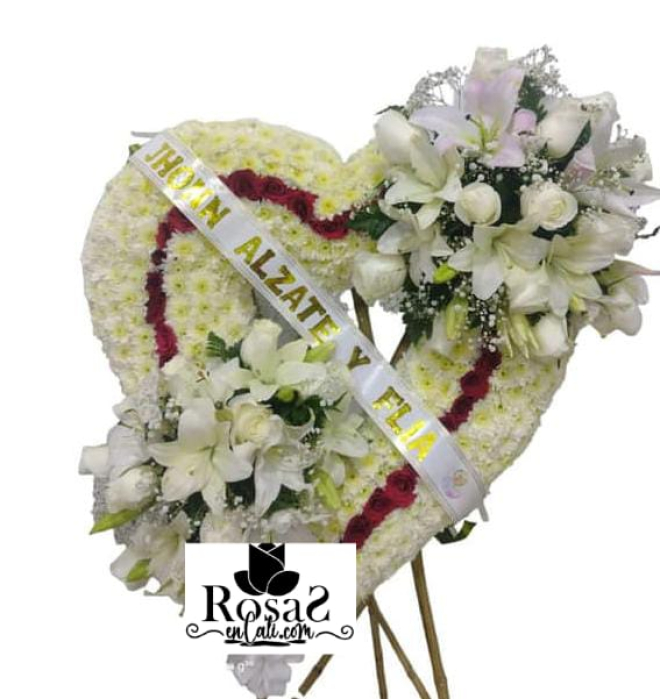 Corona funebre para ti flores en cali