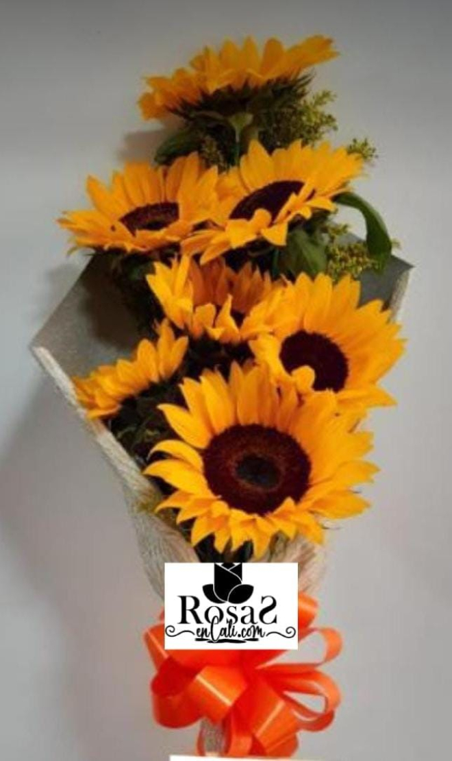 Bouquet  girasol en cali
