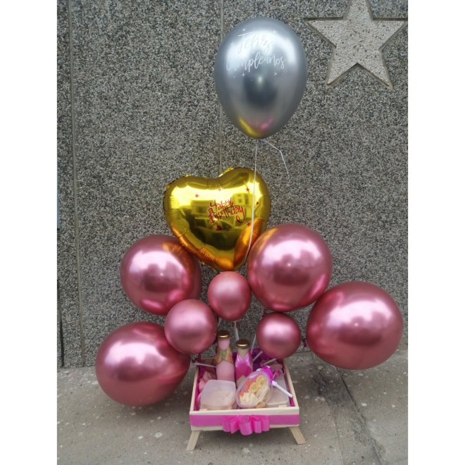 Desayuno sorpresa con globos