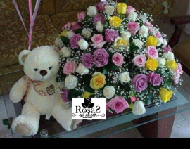 Arreglo floral surtido floristería en Cali