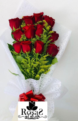 Bouquet Rojo floristería en cali