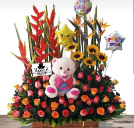 Rosas en Cali Surtidas 