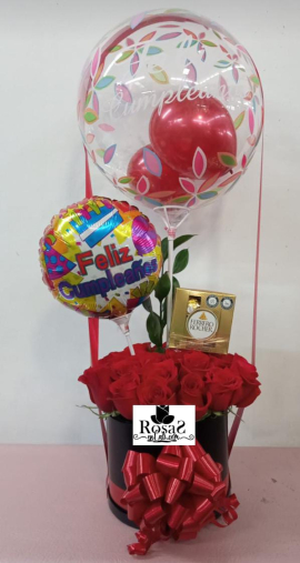 cilindro de cumpleaños Floristerias en Cali