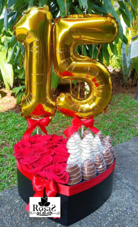 Corazón chocolatero en Cali