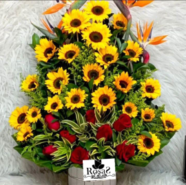 Girasoles para enamorar floristería en Cali