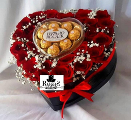 Corazón de amor flores en cali