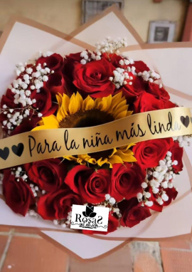 Bouquet rojo para ti en cali