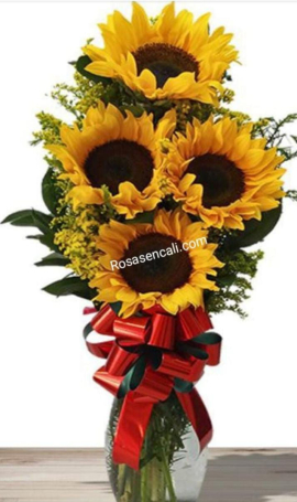 Cristal de girasoles en Cali