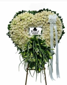 Corona fúnebre corazón en cali