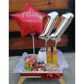 Desayuno sorpresa doble