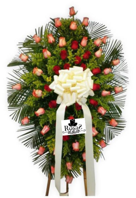 Corona fúnebre rosas en cali