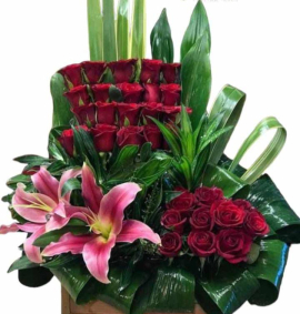 Rosas para regalar, flores para mujer en cali 