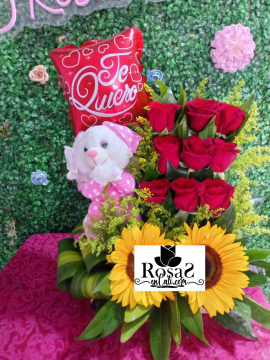 Arreglo con Peluche en Cali