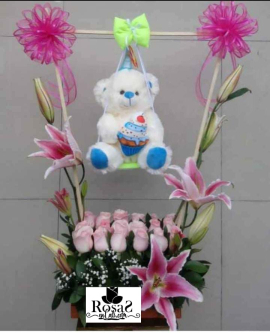 Lindo nacimiento flores en Cali