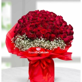 Ramo de Flores  Imponente x120 rosas