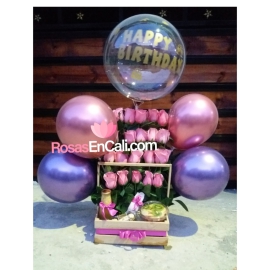 Media tarde sorpresa con rosas